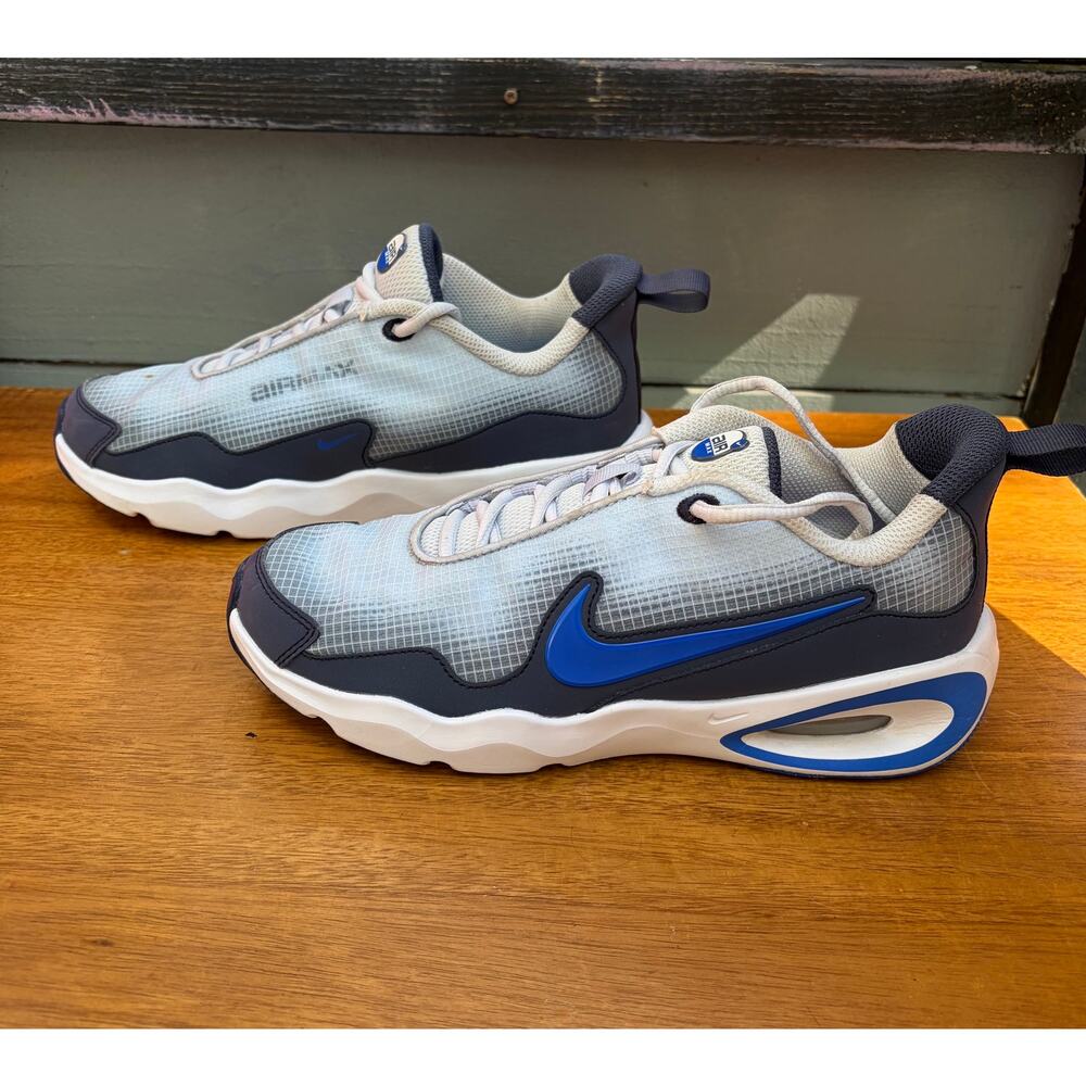 Nike Air Max Nova GS Kids Youth Running Shoes Gray Blue FN4446-003 Size 5.5Y